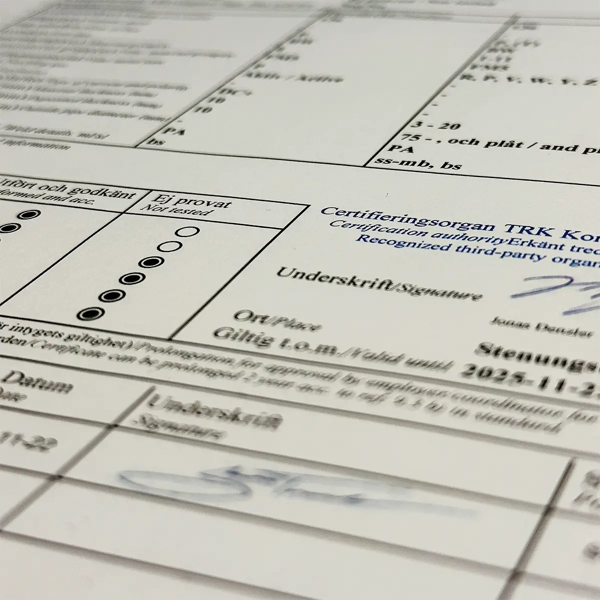 Certifiering